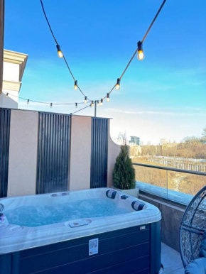 SkySpa Apartments - апартаменти з джакузі на терасі з видом на Печерськ